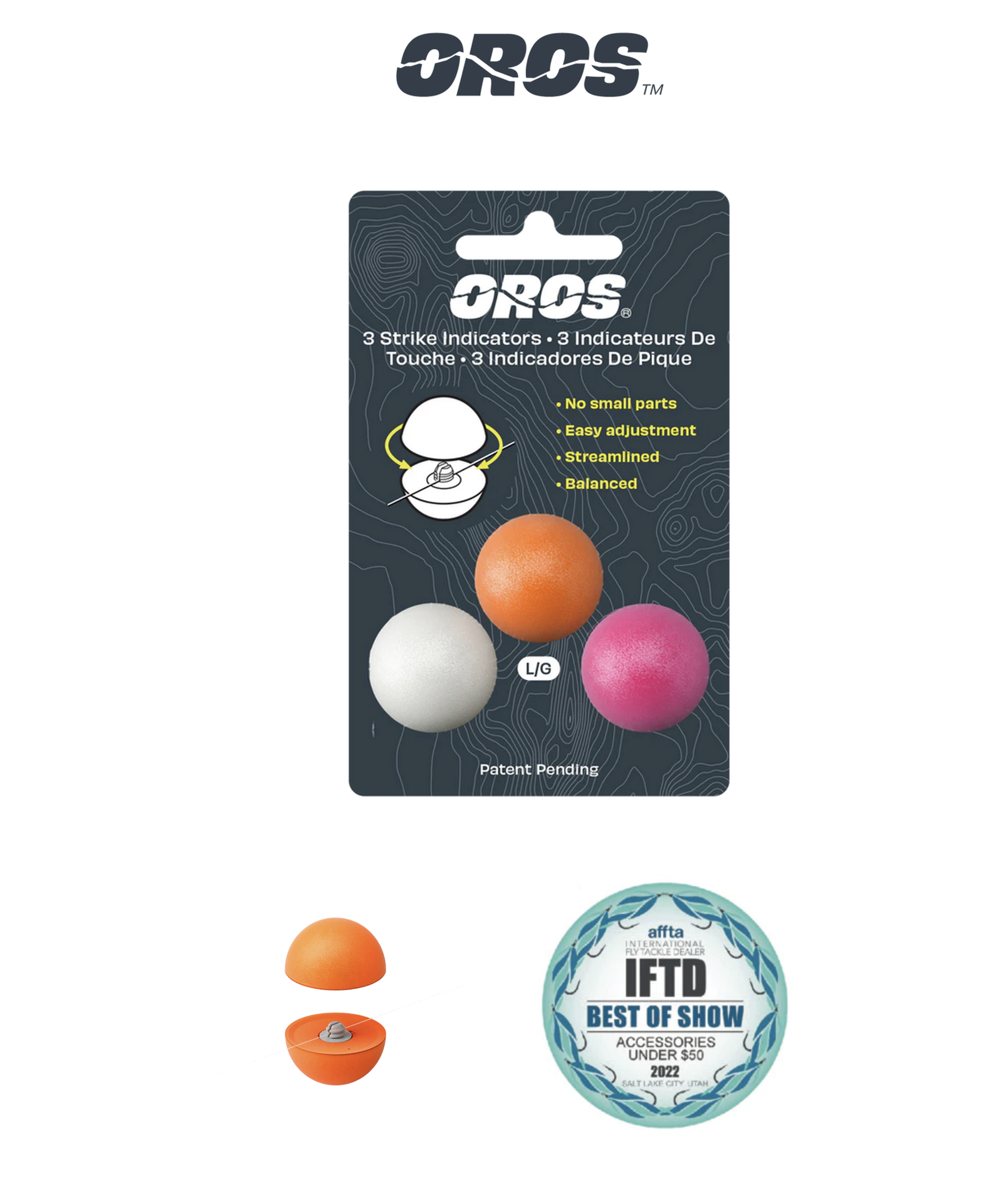 OROS STRIKE INDICATORS 3 pack  Strike indicators e fili colorati