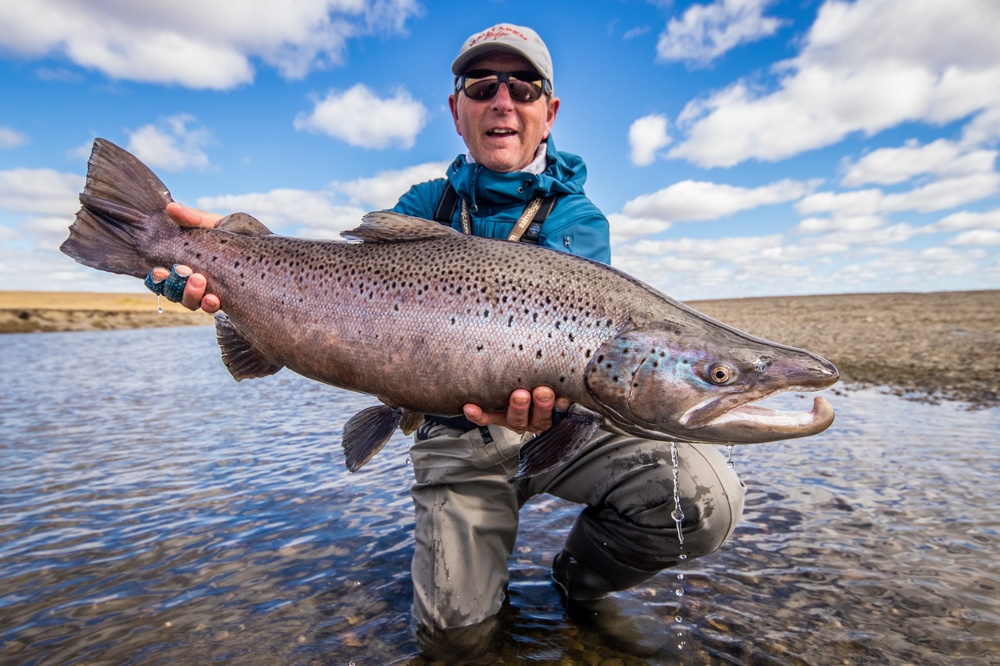 Tipica Sea Run Brown Trout del Rio Grande ! 