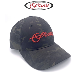 SCOTT BLACK CAMO HAT - 1