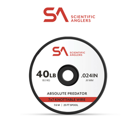 SCIENTIFIC ANGLERS ABSOLUTE PREDATOR 7X7 KNOTTABLE WIRE  - 1