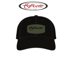 SCOTT 5 PANEL BLACK HAT - 1