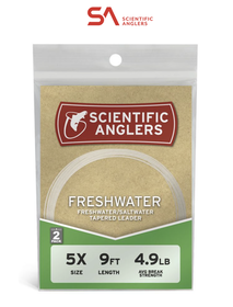 SCIENTIFIC ANGLERS FRESHWATER LEADER 2PACK 9' - 1